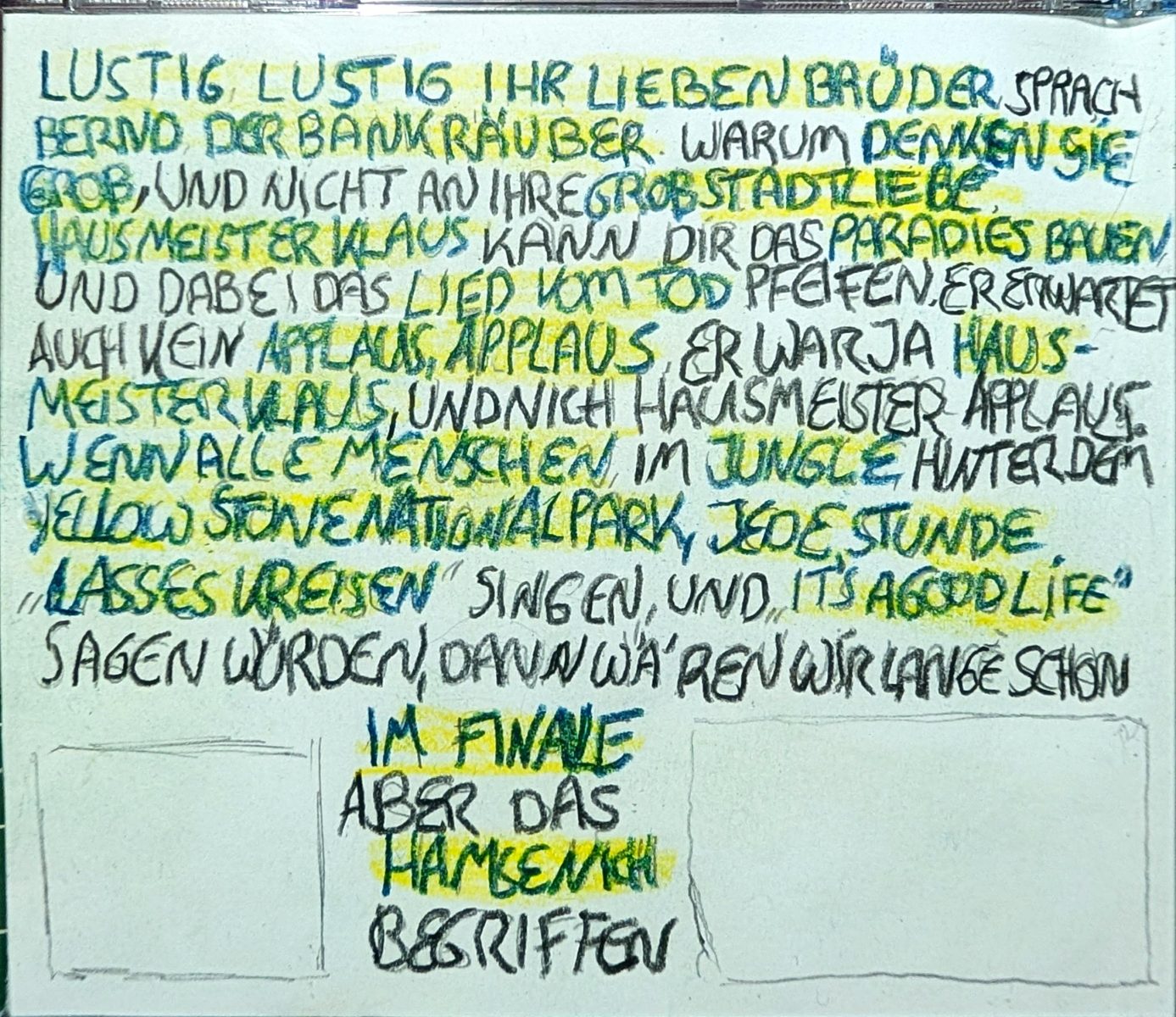 EINE PLAYLISTE MIT NOCH MEHR NETTER MUSIK NR. 2